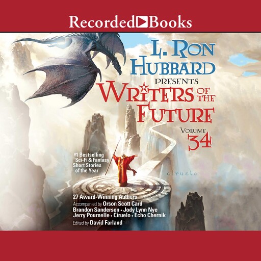 L. Ron Hubbard Presents: Writers of the Future Volume 34, Orson Scott Card, Jody Lynn Nye, Jerry Pournelle, Brandon Sanderson, L.Ron Hubbard