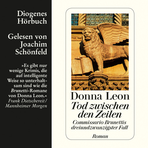 Tod zwischen den Zeilen - Commissario Brunetti 23 (Ungekürzt), Donna Leon