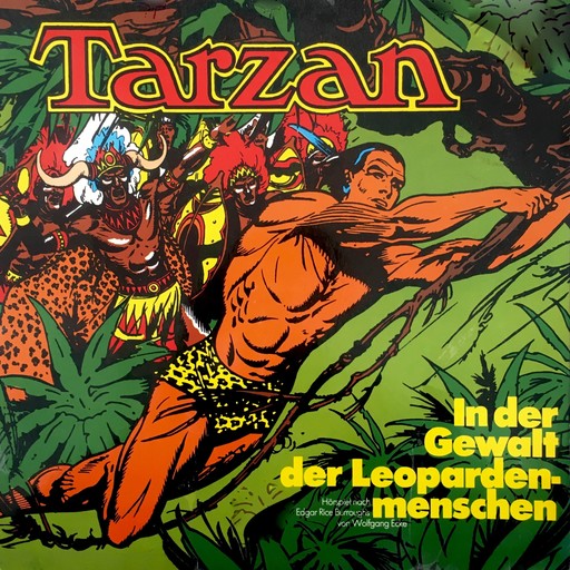 Tarzan, Folge 5: In der Gewalt der Leopardenmenschen, Edgar Rice Burroughs, Wolfgang Ecke