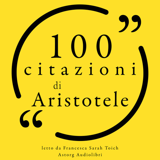 100 citazioni di Aristotele, Aristotele