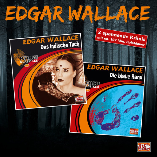 Edgar Wallace, Krimi Klassiker Box (Das indische Tuch, Die blaue Hand), Edgar Wallace