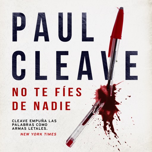 No te fíes de nadie, Paul Cleave