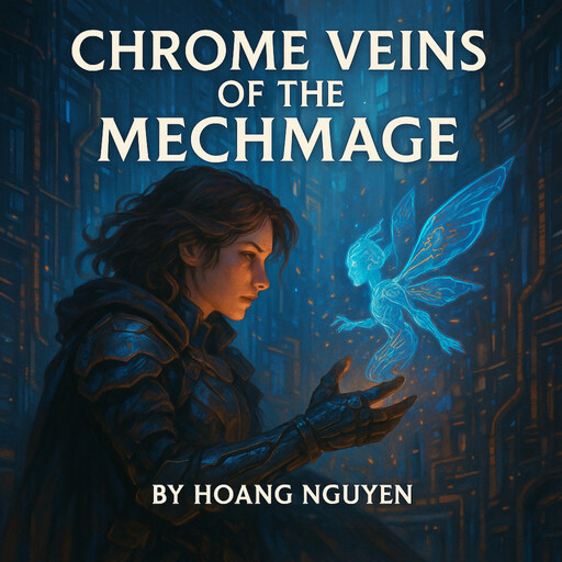 Chrome Veins of the Mechmage: A Gearheart Enchanter's Fusion with the Silicon Sprite in the Cyberforge Sprawl, Hoang Nguyen