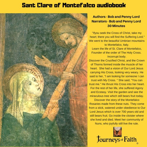 Saint Clare of Montefalco audiobook, Bob Lord, Penny Lord