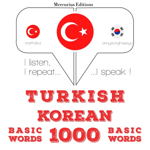 Türkçe - Korece: 1000 temel kelime, JM Gardner