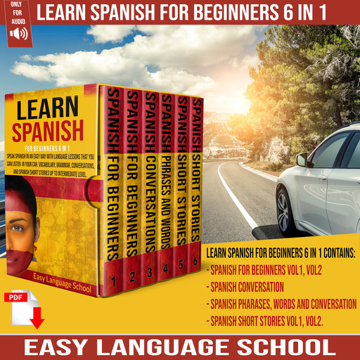 Learn Spanish for beginners 6 in 1, Easy Language School, aul Moja