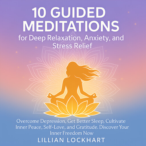 10 Guided Meditation For Deep Relaxation, Stress and Anxiety Relief, Lillian Lockhart