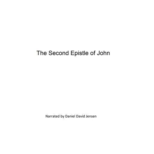 The Second Epistle General of John, AV, KJV