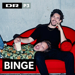 »Podcast: Binge — med Frederik og Kasper« – en boghylde, DR