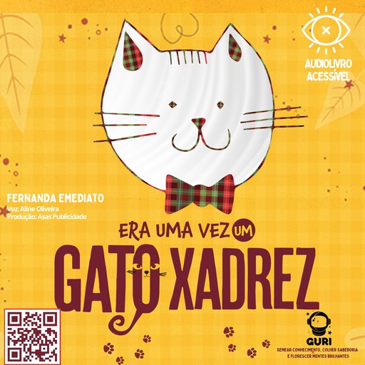 Era uma vez um gato xadrez: Edição acessível com descrição de imagens, Fernanda Emediato