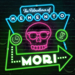 “Podcast: The Adventures of Memento Mori” – a bookshelf, The Adventures of Memento Mori