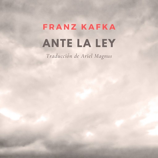 Ante la ley, Franz Kafka