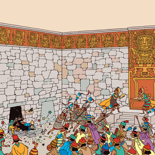 Solens tempel, Hergé