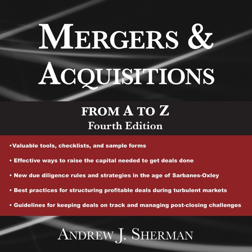 Mergers & Acquisitions from A to Z, Andrew J.Sherman