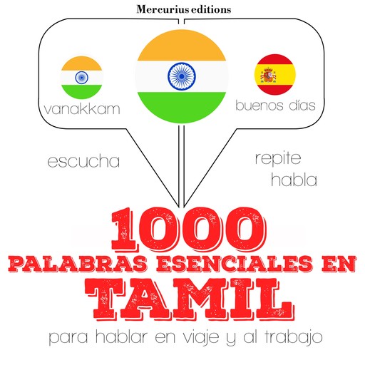 1000 palabras esenciales en Tamil, JM Gardner