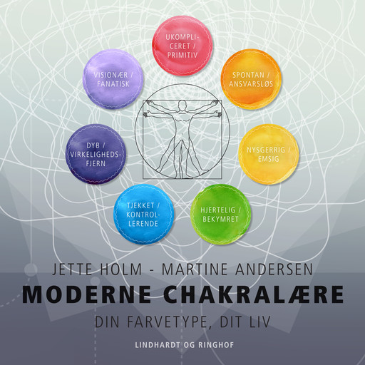 Moderne chakralære - Din farvetype, dit liv, Jette Holm, Martine Andersen