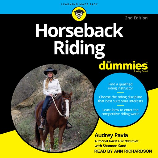 Horseback Riding For Dummies, Audrey Pavia, Shannon Sand