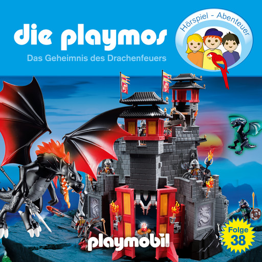 Die Playmos - Das Original Playmobil Hörspiel, Folge 38: Das Geheimnis des Drachenfeuers, Simon X. Rost, Florian Fickel