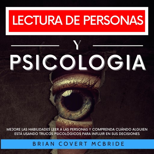 LECTURA DE PERSONAS Y PSICOLOGIA, Brian Covert McBride