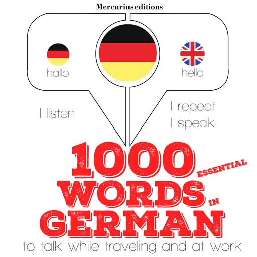 1000 essential words in German, JM Gardner