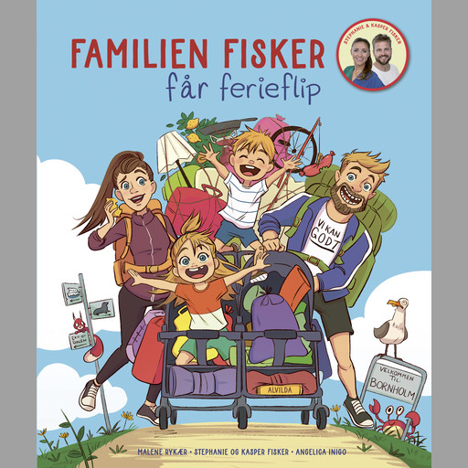 Familien Fisker får ferieflip, Kasper Fisker, Stephanie Fisker, Malene Rykær
