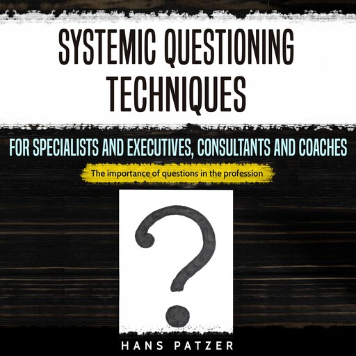 Systemic Questioning Techniques for Specialists and Executives, Consultants and Coaches, Hans Patzer