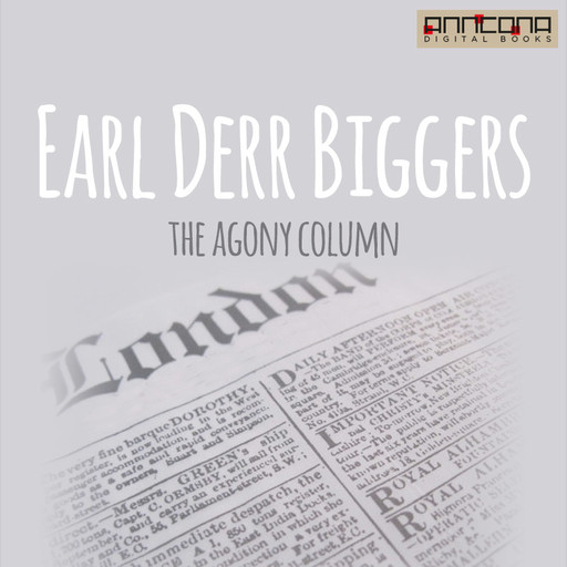 The Agony Column, Earl Derr Biggers