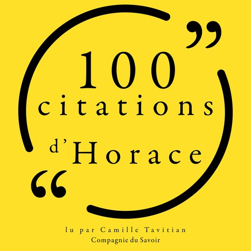 100 citations d'Horace, Horace