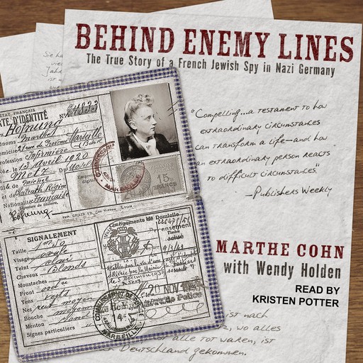 Behind Enemy Lines, Wendy Holden, Marthe Cohn