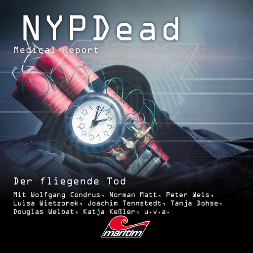 NYPDead - Medical Report, Folge 19: Der fliegende Tod, Lisa-Katharina Hensel, Markus Topf