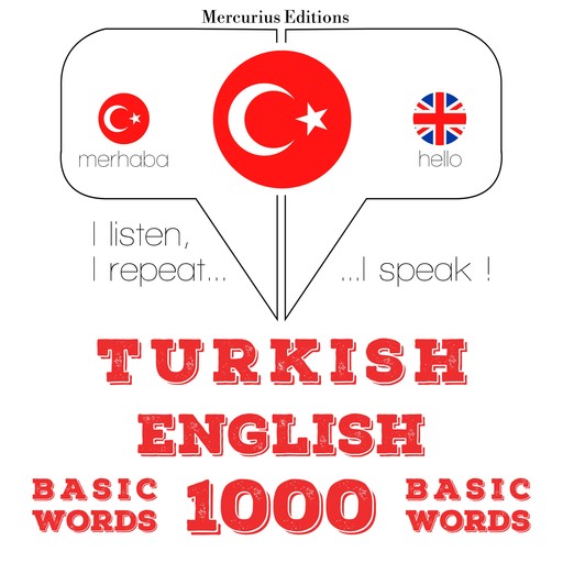 Türkçe - İngilizce: 1000 temel kelime, JM Gardner