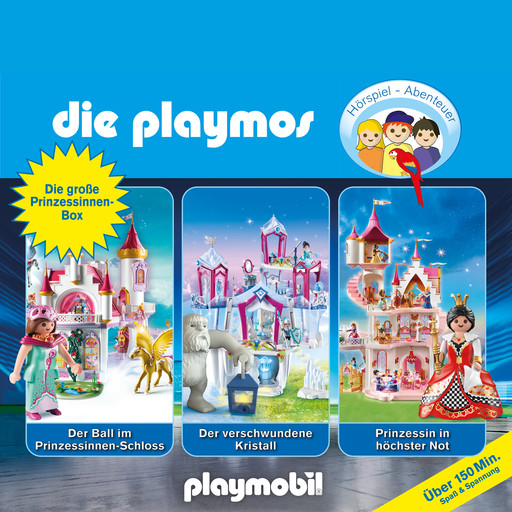 Die Playmos - Das Original Playmobil Hörspiel, Die große Prinzessinnenbox, Folgen 34, 63, 81, Simon X. Rost, Florian Fickel, David Bredel