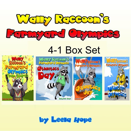 Wally Raccoon's 4-Book Collection, Leela Hope