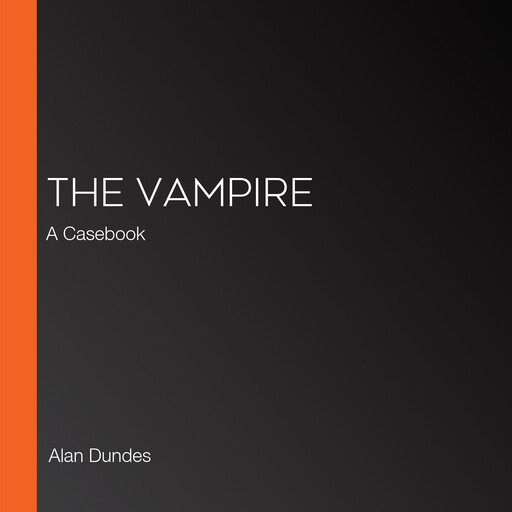 The Vampire, Alan Dundes