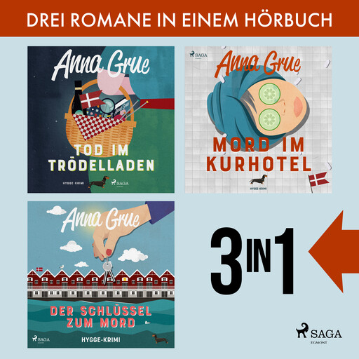 Tod im Trödelladen, Mord im Kurhotel & Der Schlüssel zum Mord, Anna Grue