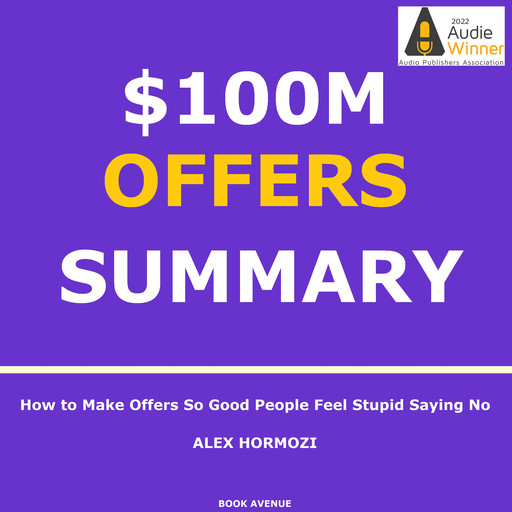 $100M Offers by Alex Hormozi, Book Avenue