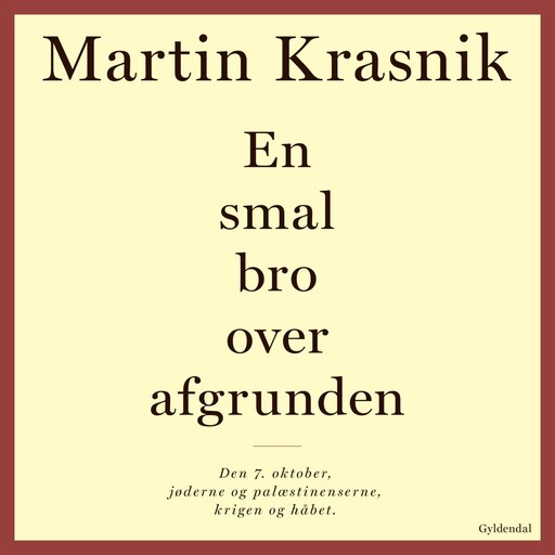 En smal bro over afgrunden, Martin Krasnik