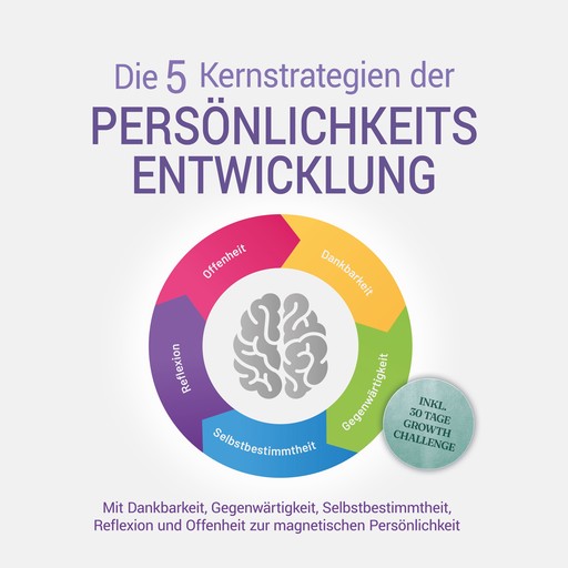 Die 5 Kernstrategien der Persönlichkeitsentwicklung - Mit Dankbarkeit, Gegenwärtigkeit, Selbstbestimmtheit, Reflexion und Resilienz zu persönlichem Wachstum - inkl. 30 Tage Growth Challenge, Johannes Seichert