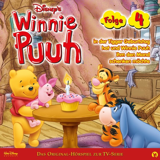 04: Winnie Puuh in der Tigger Geburtstag hat und Winnie Puuh ihm den Mond schenken möchte (Disney TV-Serie), Winnie Puuh Hörspiel, Thom Sharp, Steve Nelson