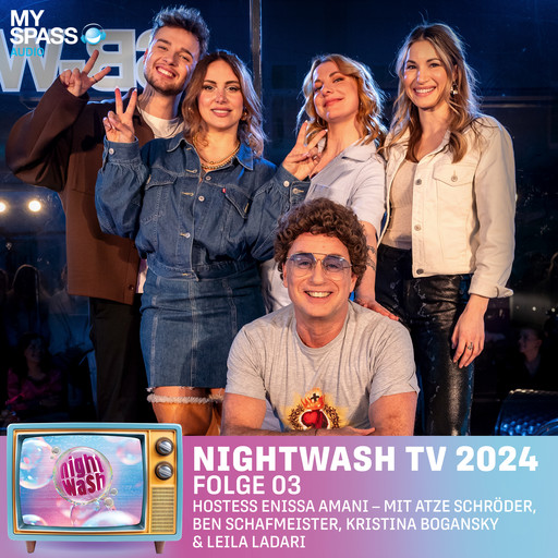 NightWash, Folge 3: NightWash TV 2024, Atze Schröder, Ben Schafmeister, Leila Ladari, Kristina Bogansky, Enissa Amani
