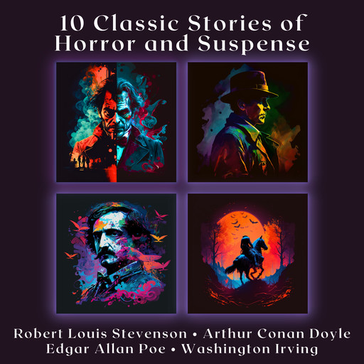 10 Classic Stories of Horror and Suspense, Robert Louis Stevenson, Arthur Conan Doyle, Washington Irving, Edgar Allan Poe