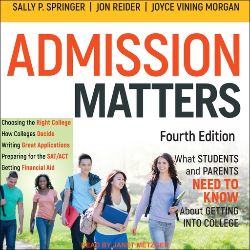 Admission Matters, Jon Reider, Joyce Vining Morgan, Sally P.Springer