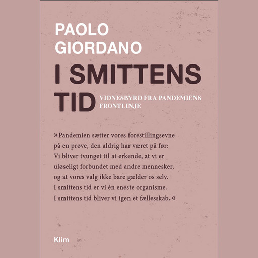 I smittens tid, Paolo Giordano