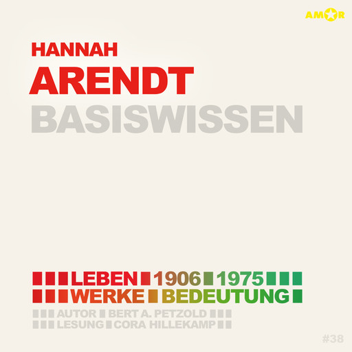 Hannah Arendt (1906-1975) - Leben, Werk, Bedeutung - Basiswissen (Ungekürzt), Bert Alexander Petzold