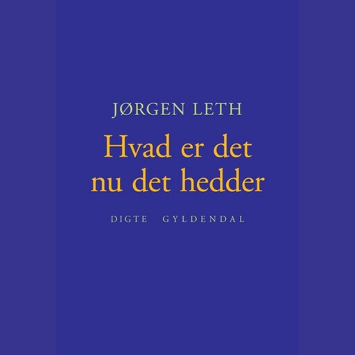 Hvad er det nu det hedder, Jørgen Leth