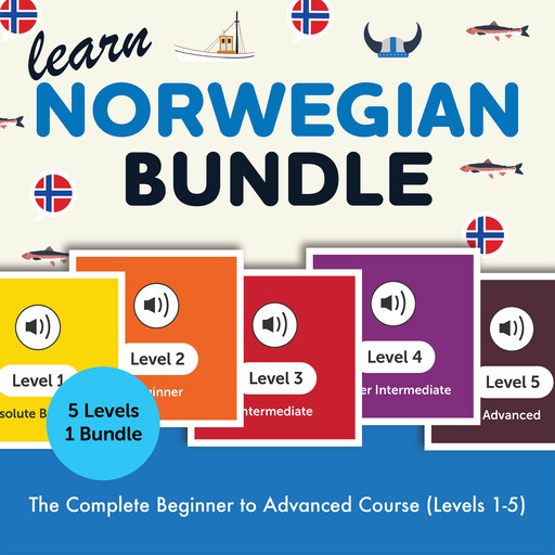 Learn Norwegian Bundle - The Complete Beginner to Advanced Course (Levels 1-5), NorwegianClass101.com