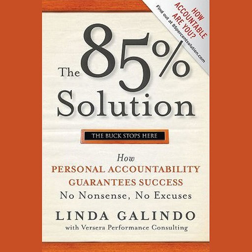 The 85% Solution, Linda Galindo, Versera Performance Consulting