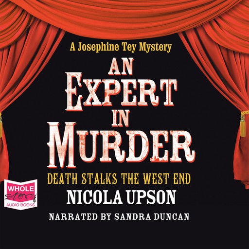 An Expert in Murder, Nicola Upson