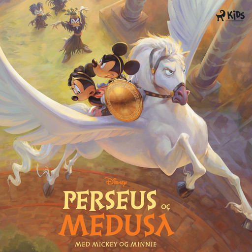 Disney Perseus og Medusa med Mickey og Minnie, Disney