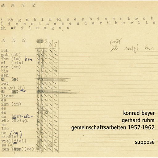 Gemeinschaftsarbeiten 1957-1962, Gerhard Rühm, Konrad Bayer